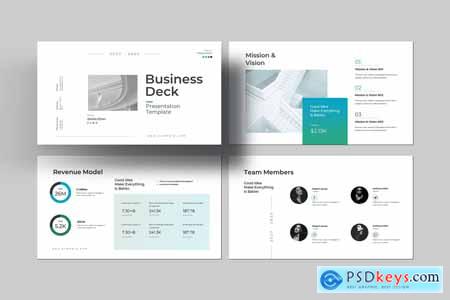 Colorful Business Deck PowerPoint Template