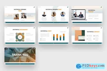 Waterfall - Venture Capital PowerPoint Template