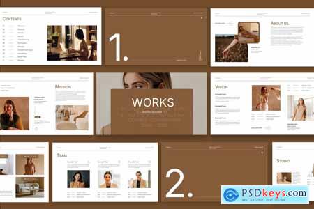Works Portfolio Presentation Template