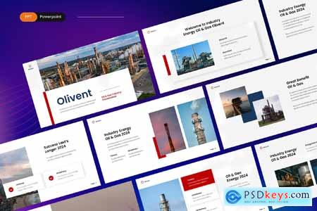 Olivent - Oil & Gas Industry PowerPoint Template