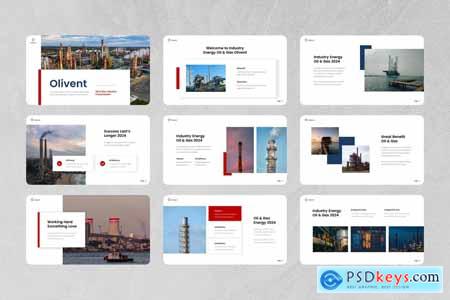 Olivent - Oil & Gas Industry PowerPoint Template