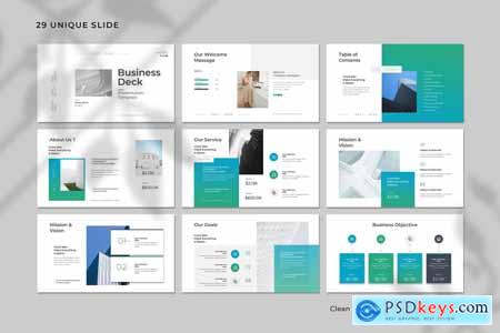 Colorful Business Deck PowerPoint Template