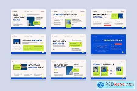 Blue Neon Modern Business Plan 004