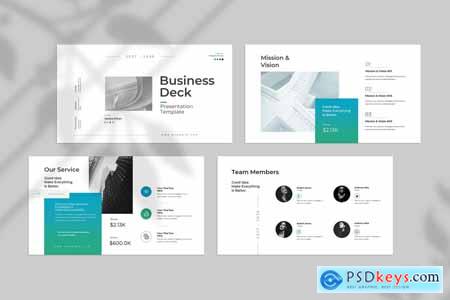Colorful Business Deck PowerPoint Template