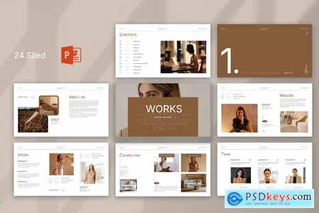 Works Portfolio Presentation Template