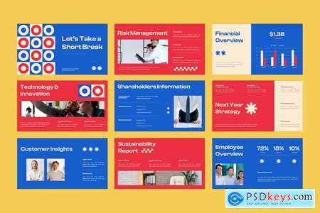 Colorful Company Annual Report Presentation 003