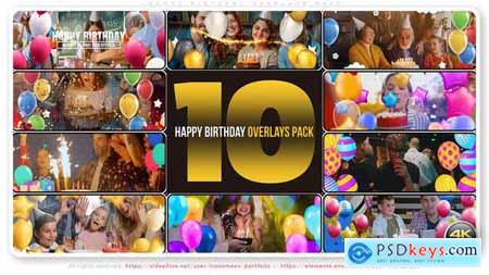 Happy Birthday Overlays Pack 57996185