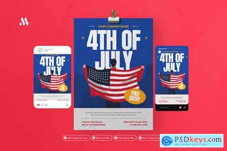 4th of July - Flyer Set