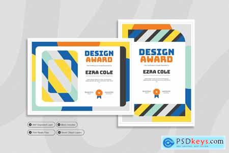 Colorful Side - Certificate