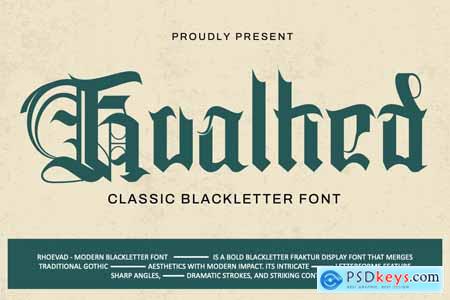 Kualhed -Classic Blackletter Font