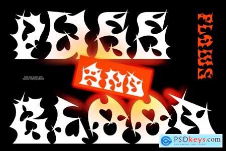 Redmont  Black Metal Font