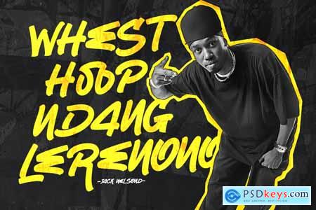 Whest Hoop - Graffiti Font