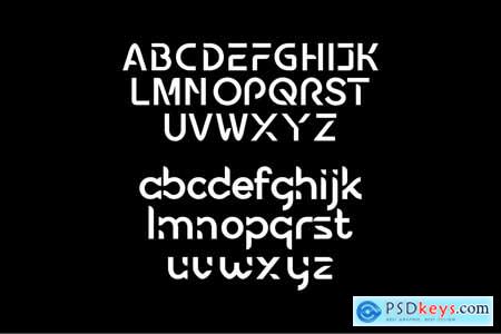 Byonix Elaon Space Futuristic Ligatures Fonts