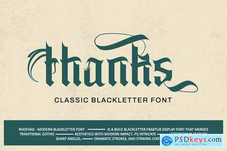 Kualhed -Classic Blackletter Font