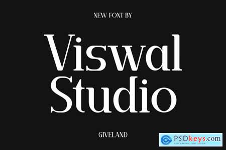 Giveland - Bold Serif Display Font