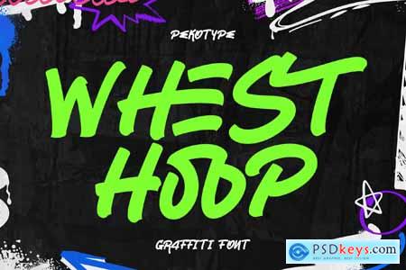Whest Hoop - Graffiti Font