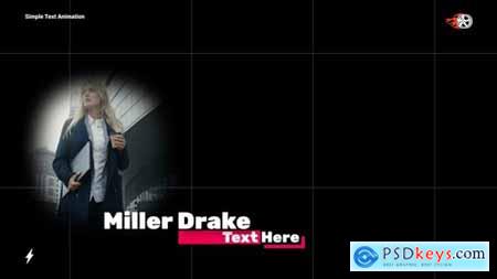 Simple Text Animation 58020296
