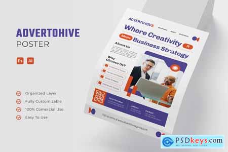 Advertohive Agency - Poster Advertohive Agency - Poster