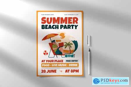 Happy Summer Day Flyer Templates 5S8RF8H