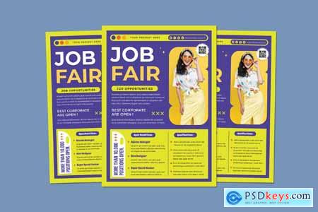 Job Fair Flyer A7BE8YR