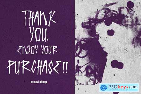 Creash Dump Handwritten Brush Font