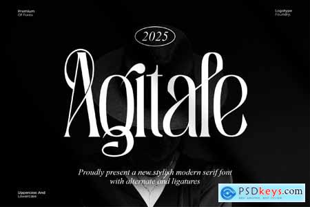 Agitafe Modern Serif Font