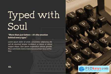 Yorkyra Typewriter Serif Font