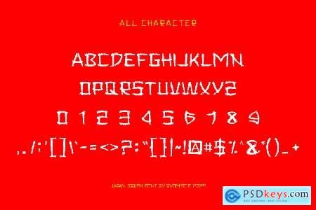 Robbing - Brush Font