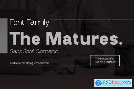 The Matures Family Font Sans Serif