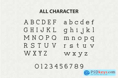 Yorkyra Typewriter Serif Font