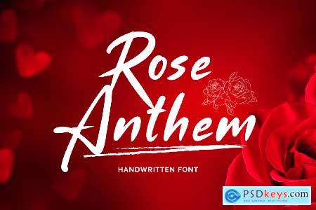 Rose Anthem - Handwritten Font