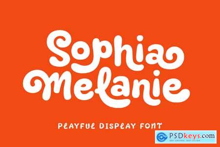 Sophia Melanie  Playful Font