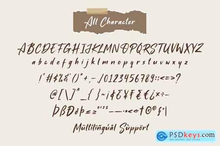 Rose Anthem - Handwritten Font