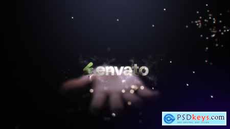 Hand Particles Logo AE 58088425