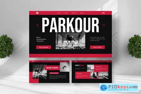 Parkour - Sport Powerpoint Templates Parkour - Sport Powerpoint Templates