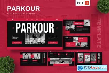 Parkour - Sport Powerpoint Templates Parkour - Sport Powerpoint Templates