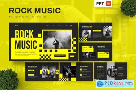 Rock Music - Music Powerpoint Templates