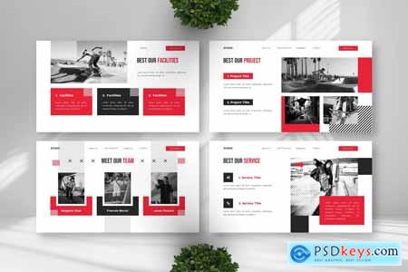Skatewear - Skateboard Powerpoint Templates