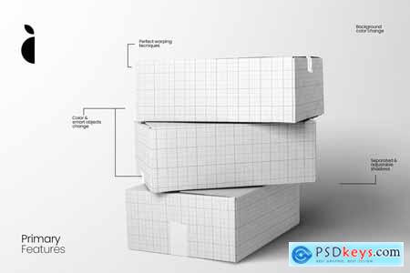 (ADV) Realistic Carton Box Mockup Kit