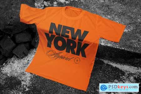 T-Shirt Mockup on Stair