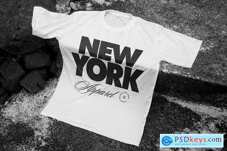 T-Shirt Mockup on Stair
