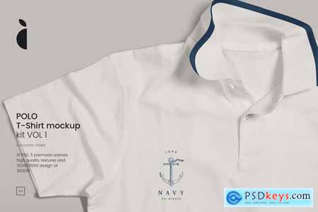 (SIM) Polo T-Shirt Mockup Kit Vol 1