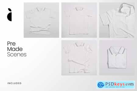 (SIM) Polo T-Shirt Mockup Kit Vol 1