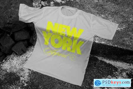 T-Shirt Mockup on Stair