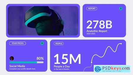 Multiscreen Infographics Bento Slideshow 58088464