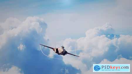 Figher Plane Logo Reveal 58032001