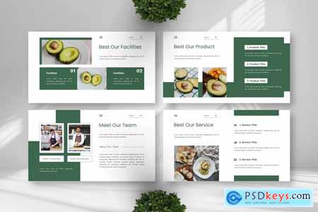 Avocado - Food Powerpoint Templates