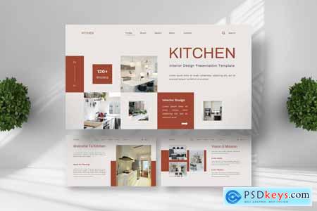 Kitchen - Interior Design Powerpoint Templates