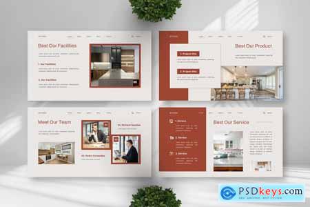 Kitchen - Interior Design Powerpoint Templates