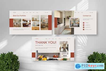 Kitchen - Interior Design Powerpoint Templates